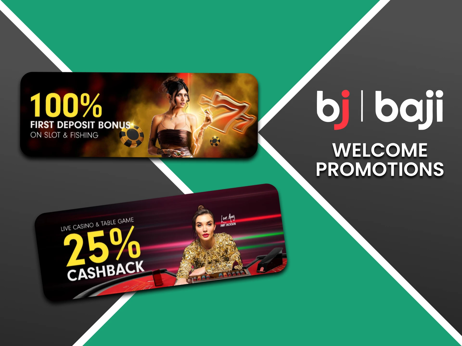 Get bonuses for casino games from Baji.