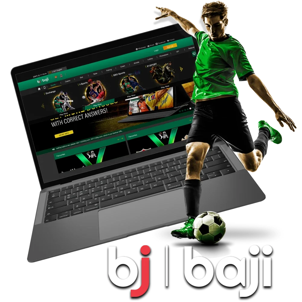Can I bet on football at the Baji Bet online casino.
