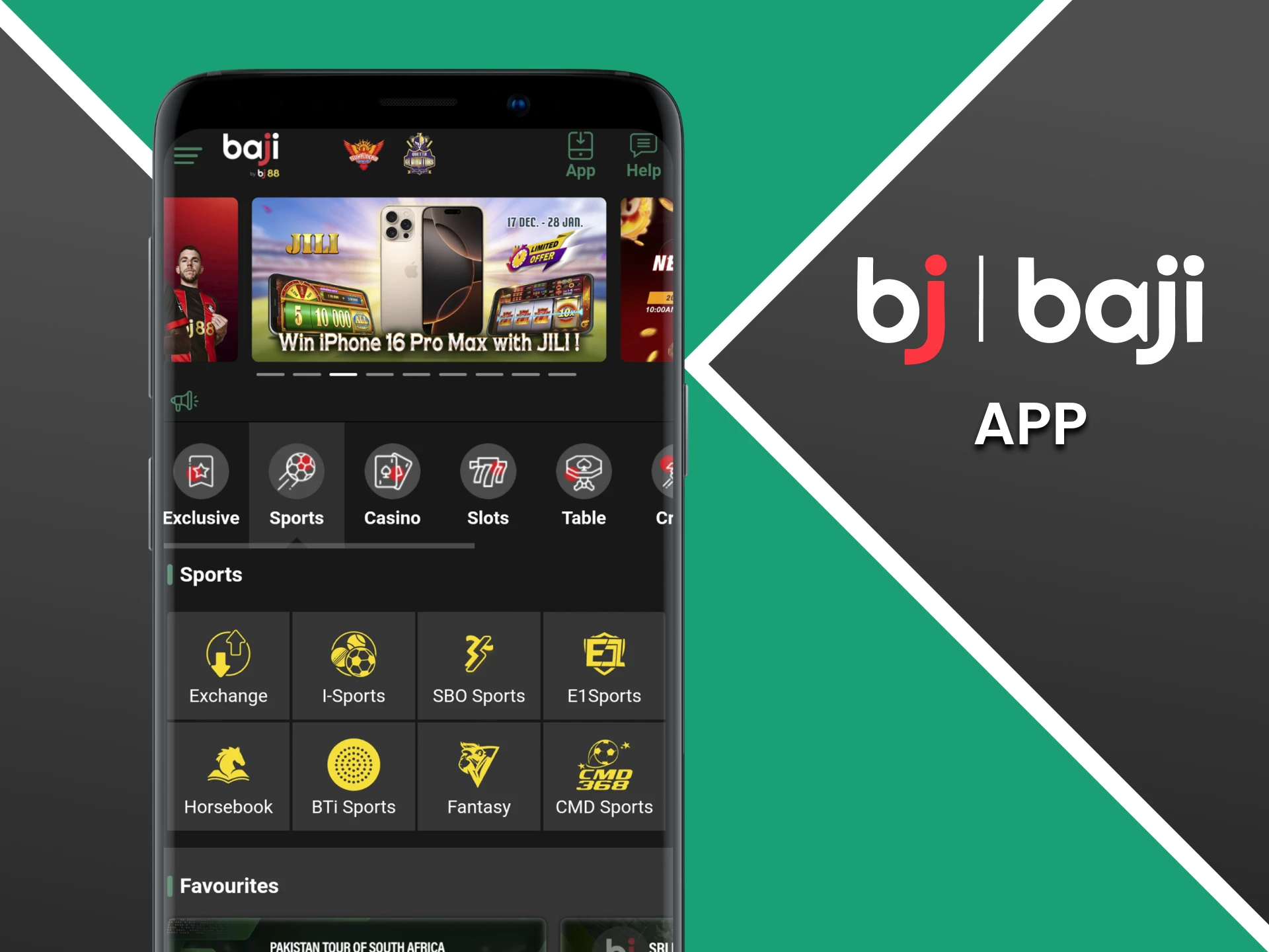 Use Baji app to bet on Kabaddi.