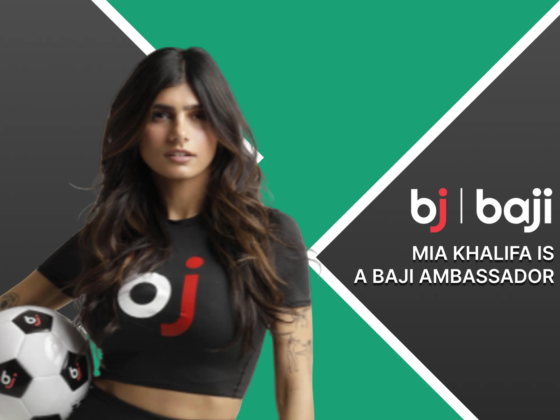 Baji collaborates with influencer and activist Mia Khalifa.