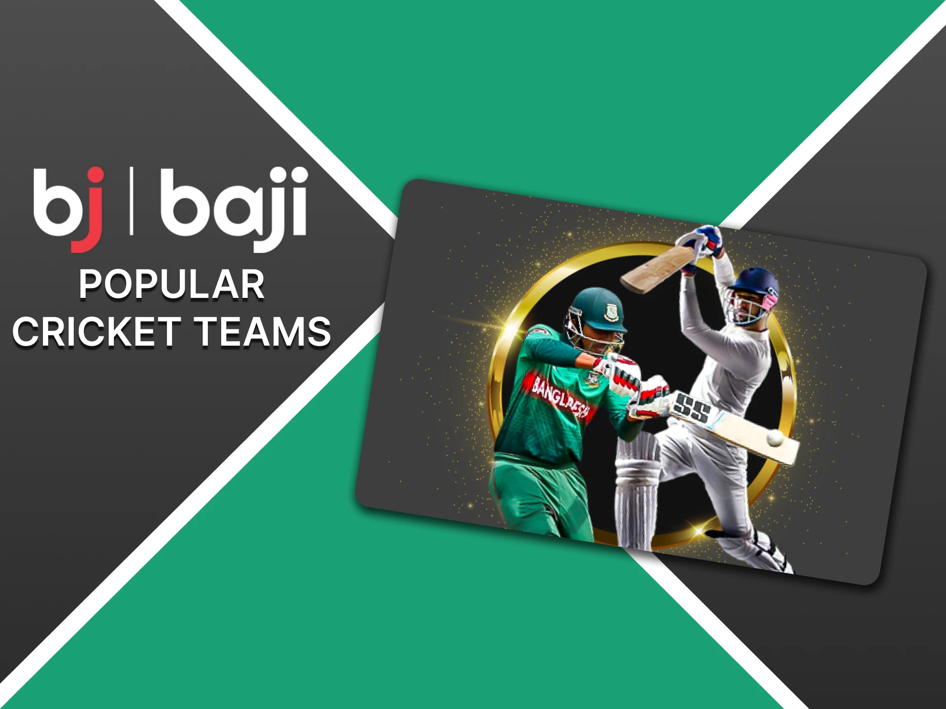 See the popular cricket teams to bet on at Baji.