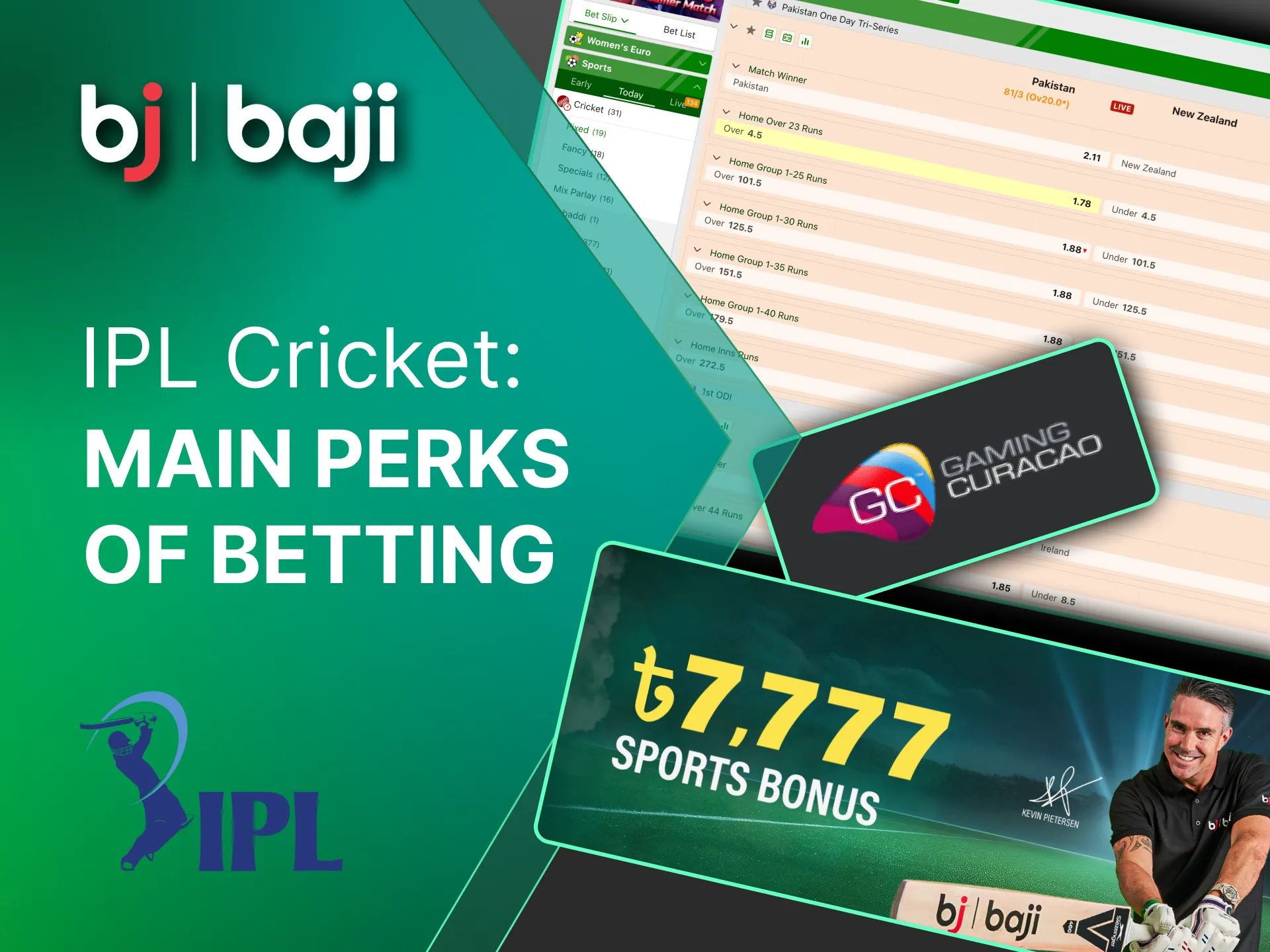 Enjoy IPL betting with Baji's diverse options and legality.