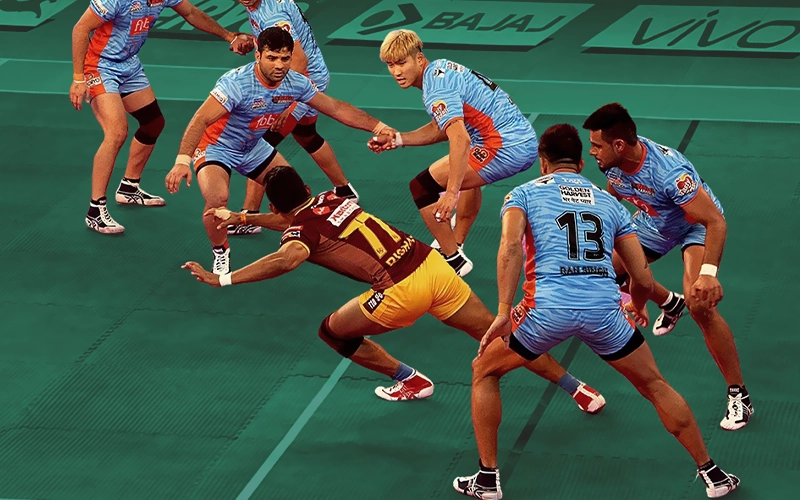 At Baji casino you can place bets on your favorite sports, including kabaddi.
