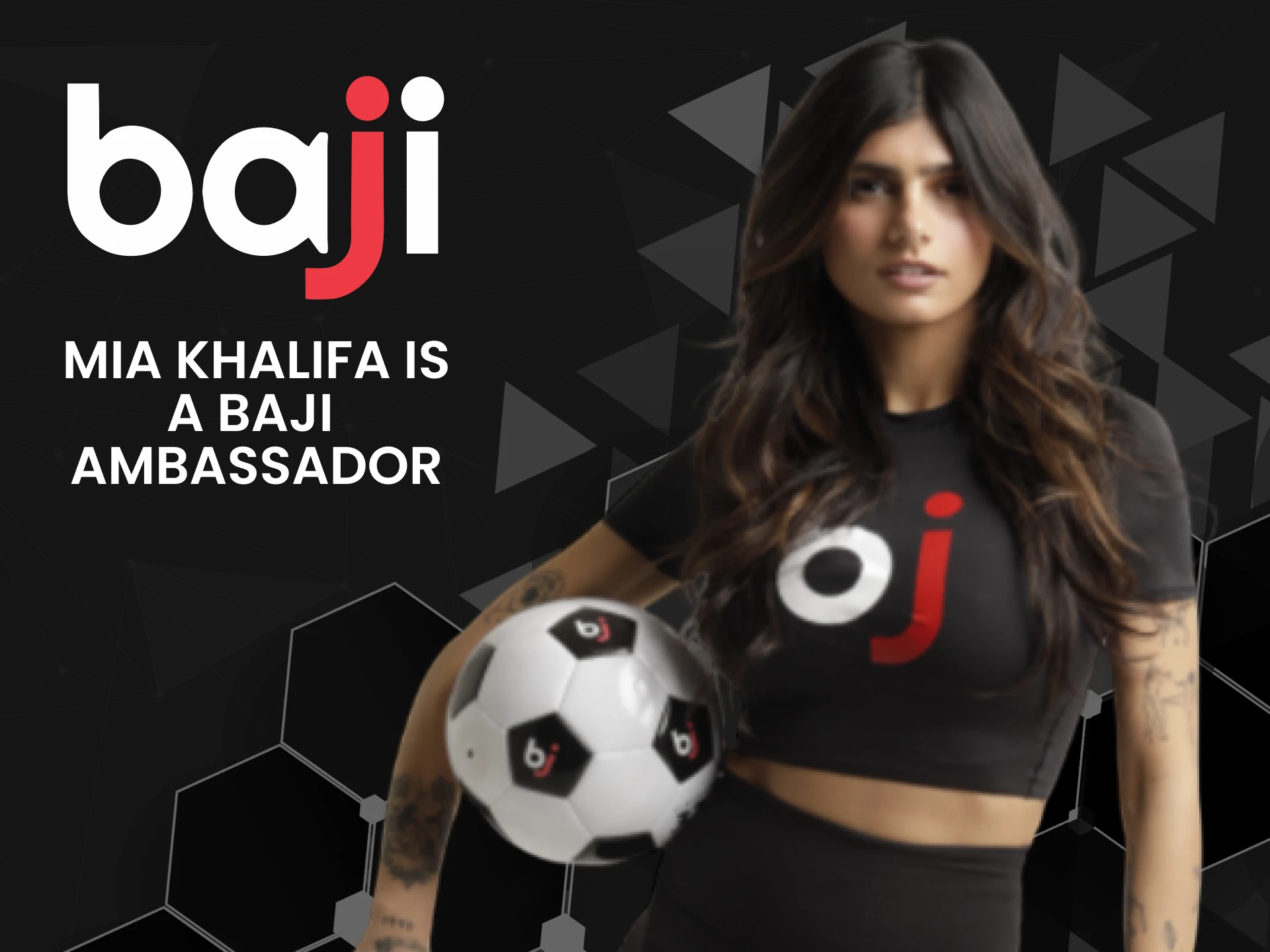 Baji collaborates with influencer and activist Mia Khalifa.