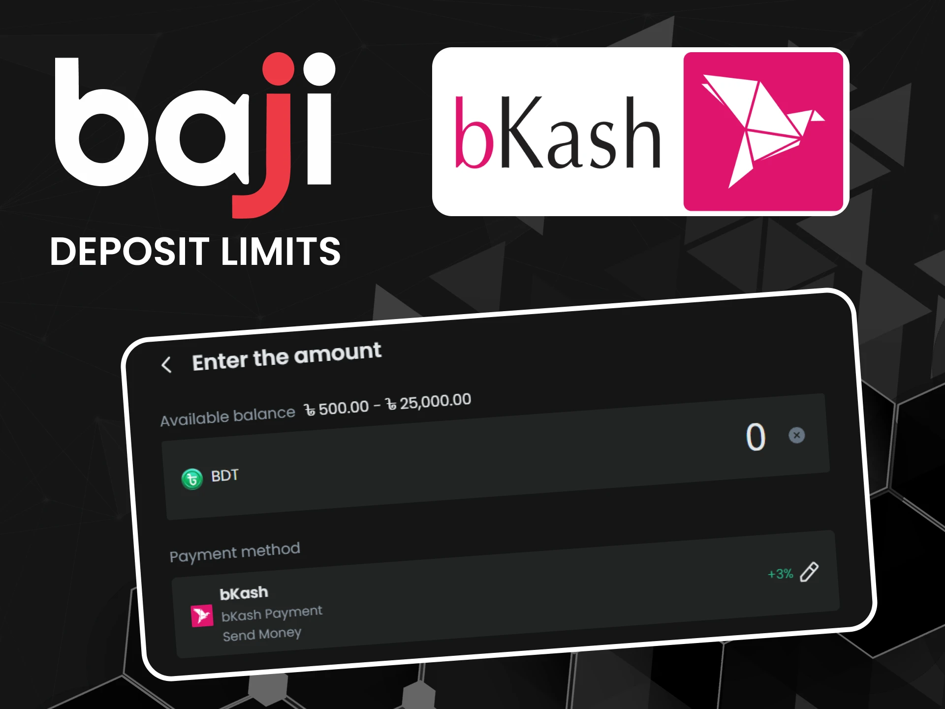 Check out the deposit limits on the Baji platform.