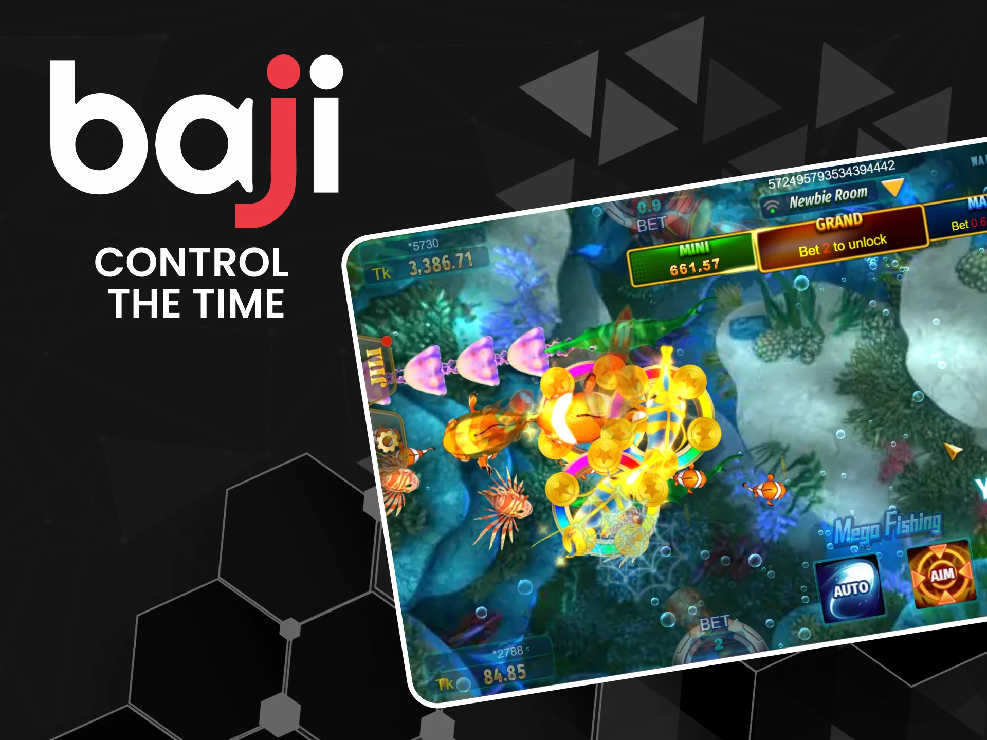 Always control the time in fishing games.