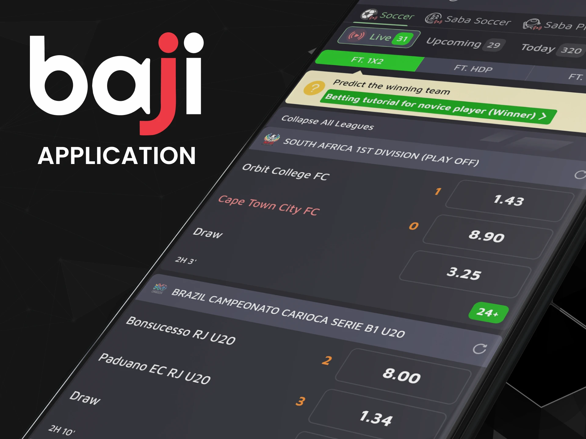 Can I bet on football at the Baji Bet online casino on my phone.