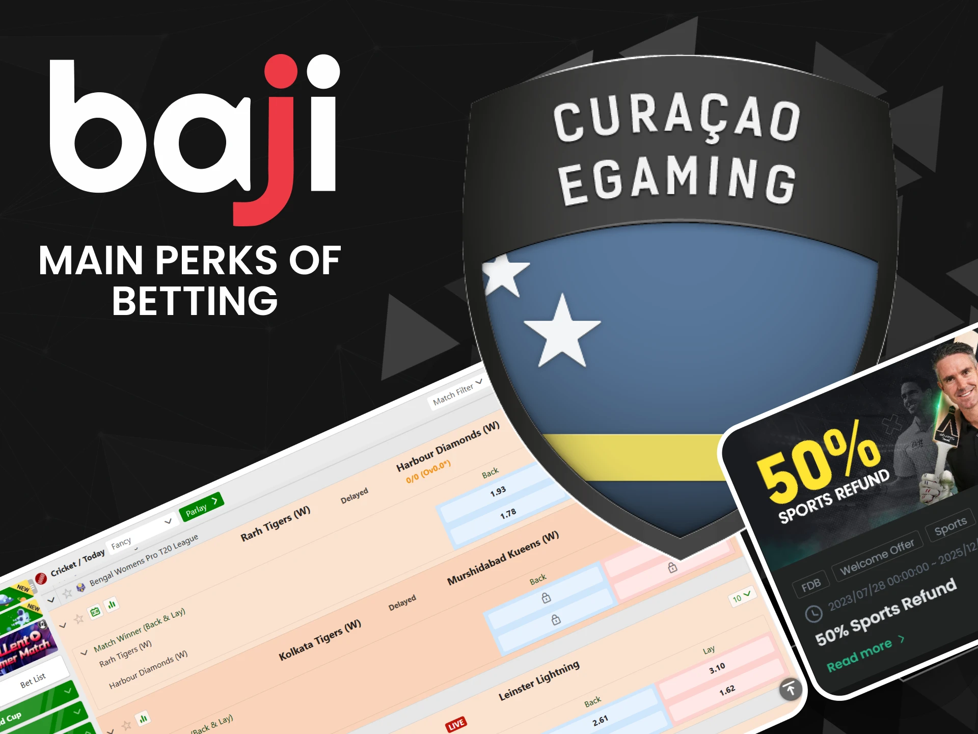 Enjoy IPL betting with Baji's diverse options and legality.