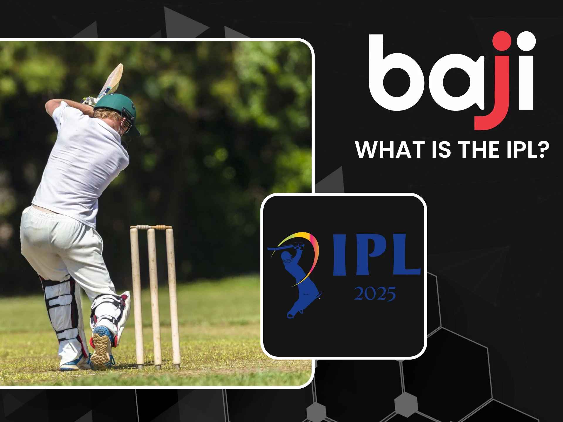 Catch every IPL league moment on the Baji platform.