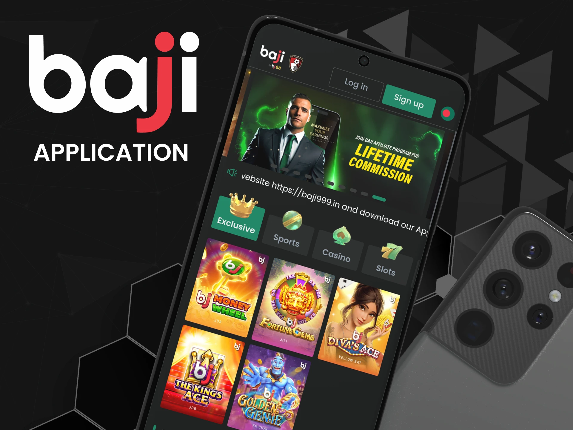 Play casino games or bet on sports through the Baji mobile app anywhere, anytime.