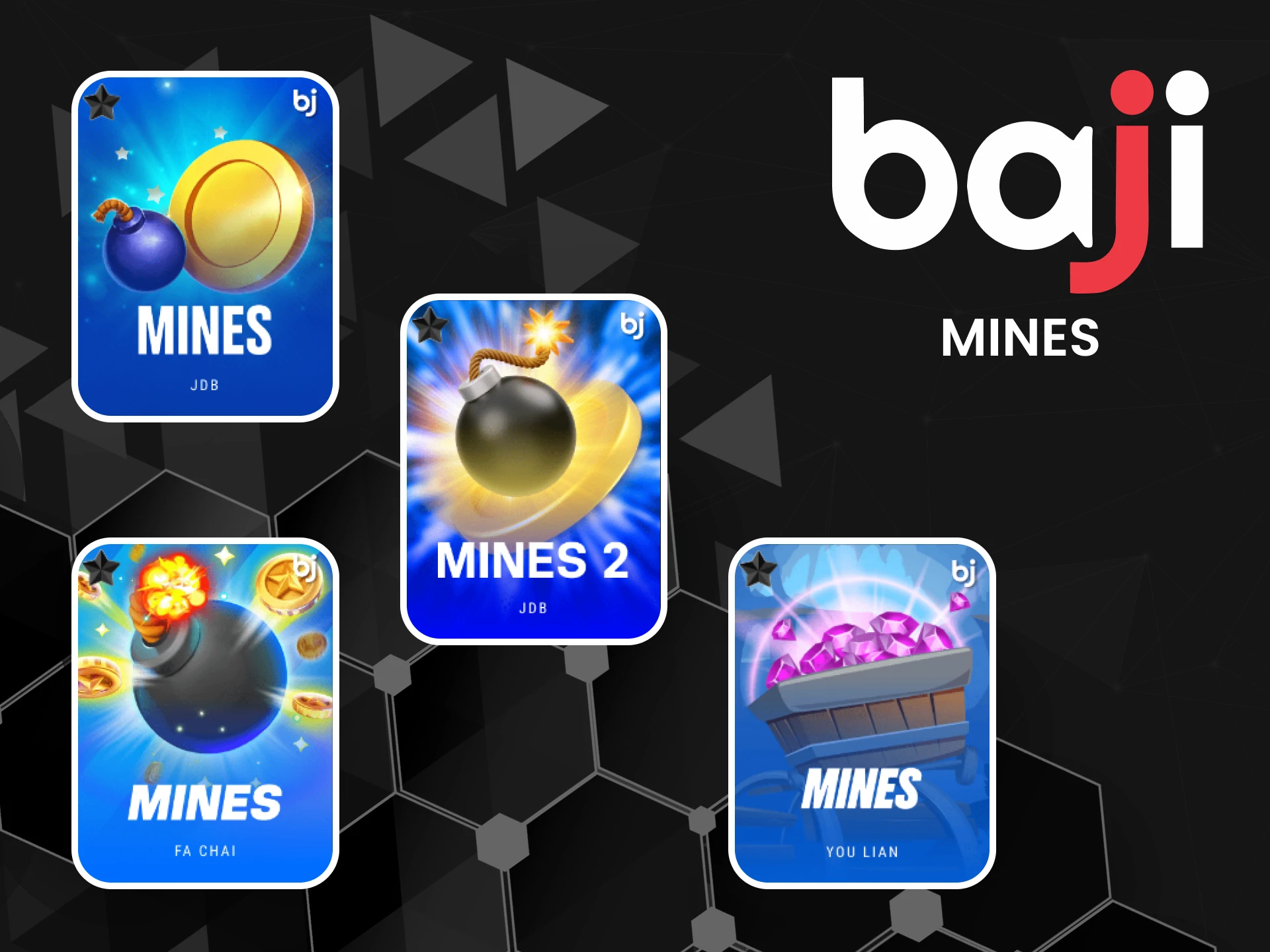 For arcade games on Baji, choose Mines.