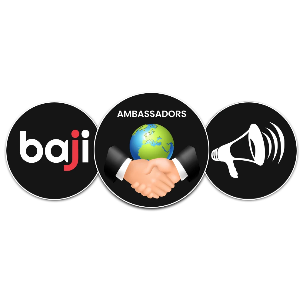 Baji collaborates with reputed media personalities.