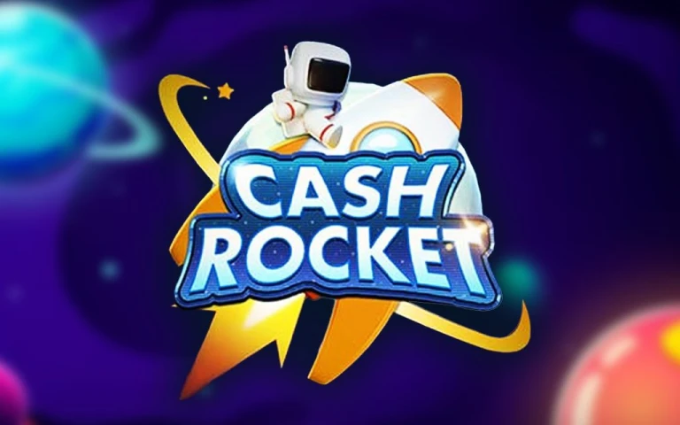 Cash Rocket game with fast-paced rocket launch and multipliers.