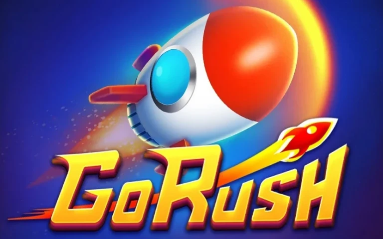 Go Rush high-speed crash game with auto cash-out option.