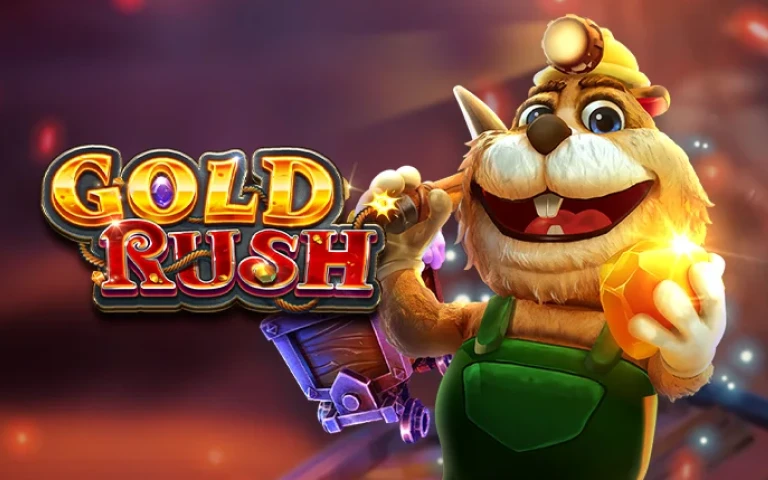 Fa Chai GOLD RUSH mining slot with free spins and multipliers.