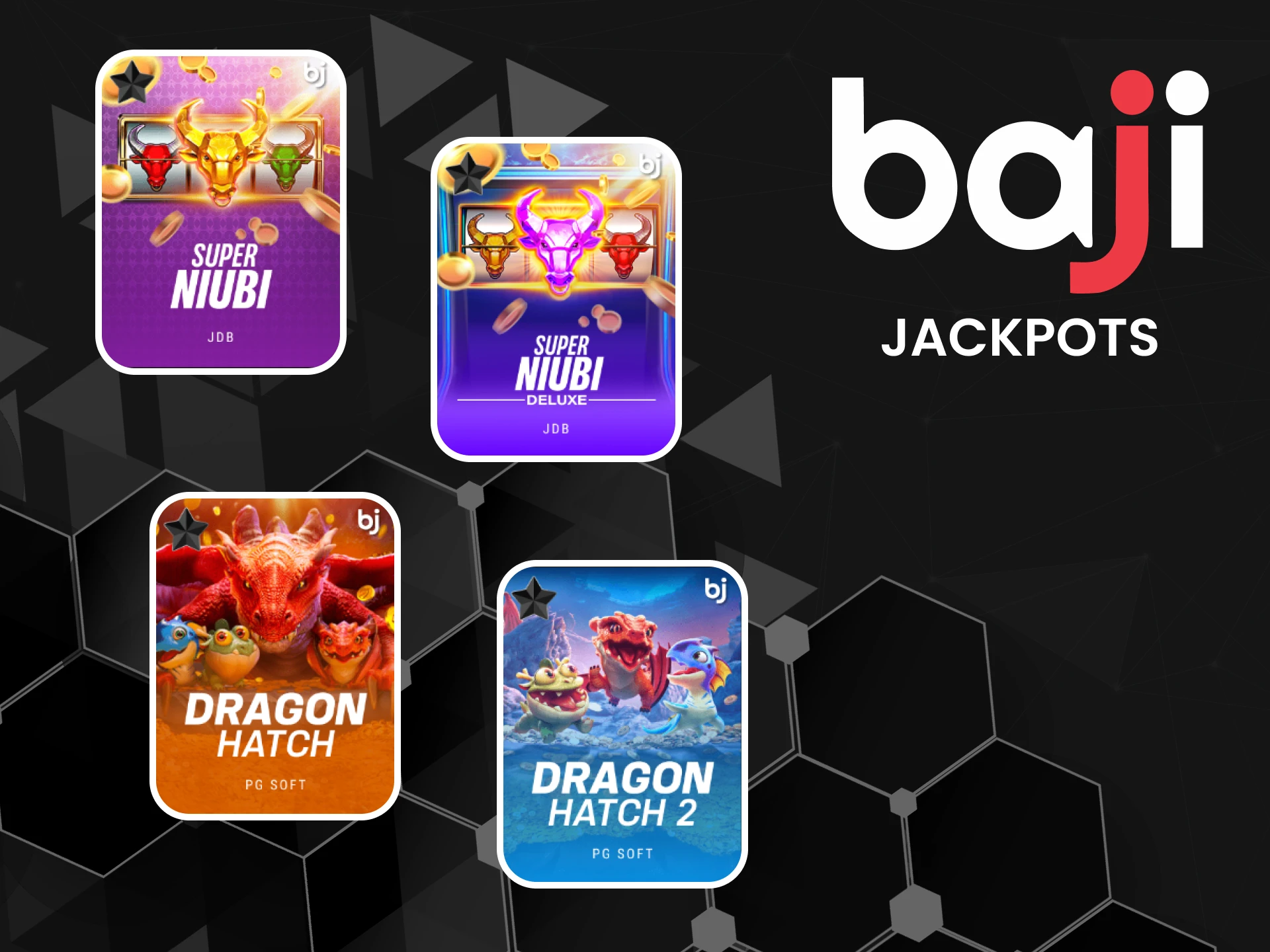 You can hit the jackpot in Baji slots.