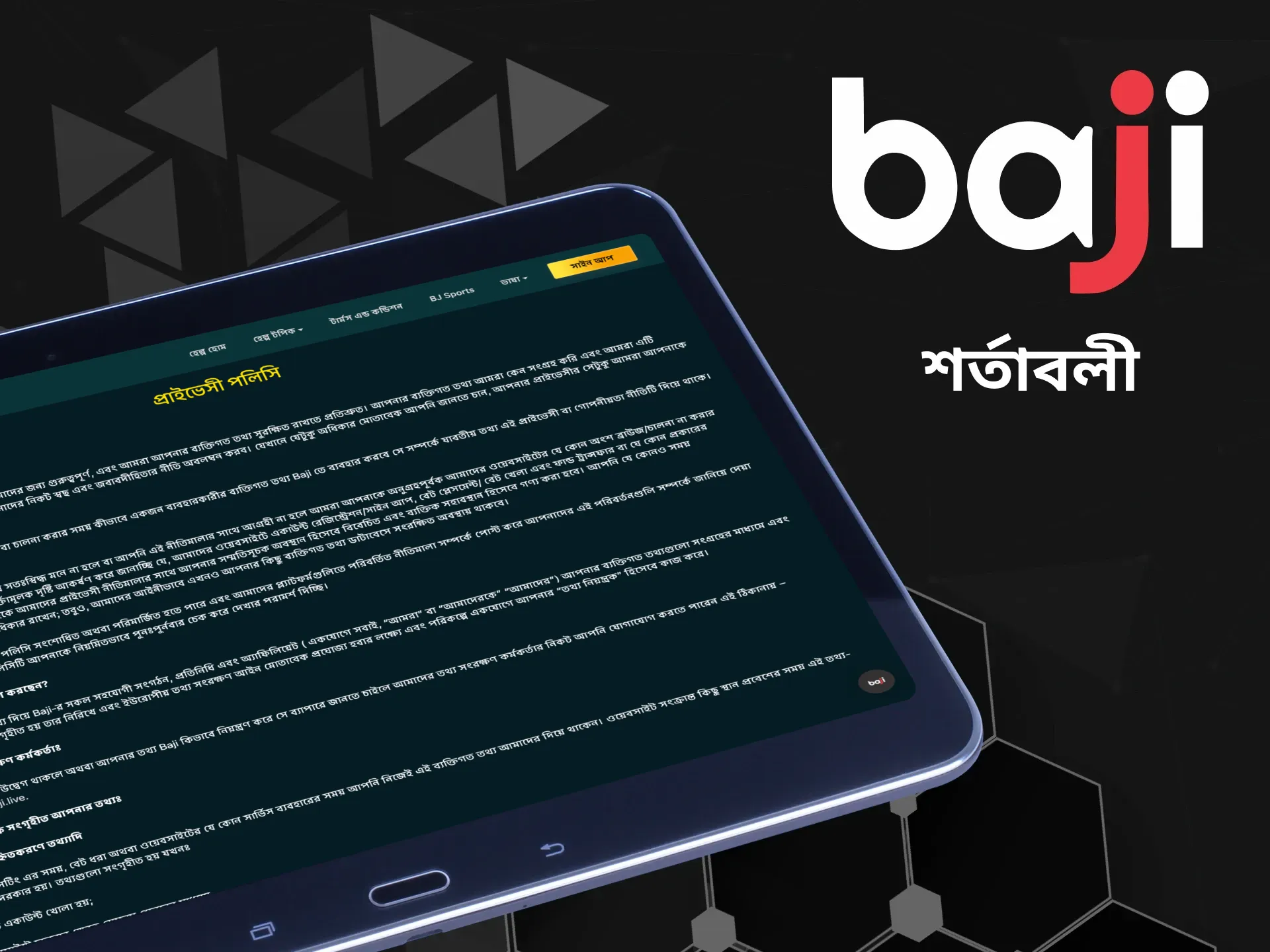 Baji-তে প্রোমো অফারের শর্তাবলী সম্পর্কে জানুন।