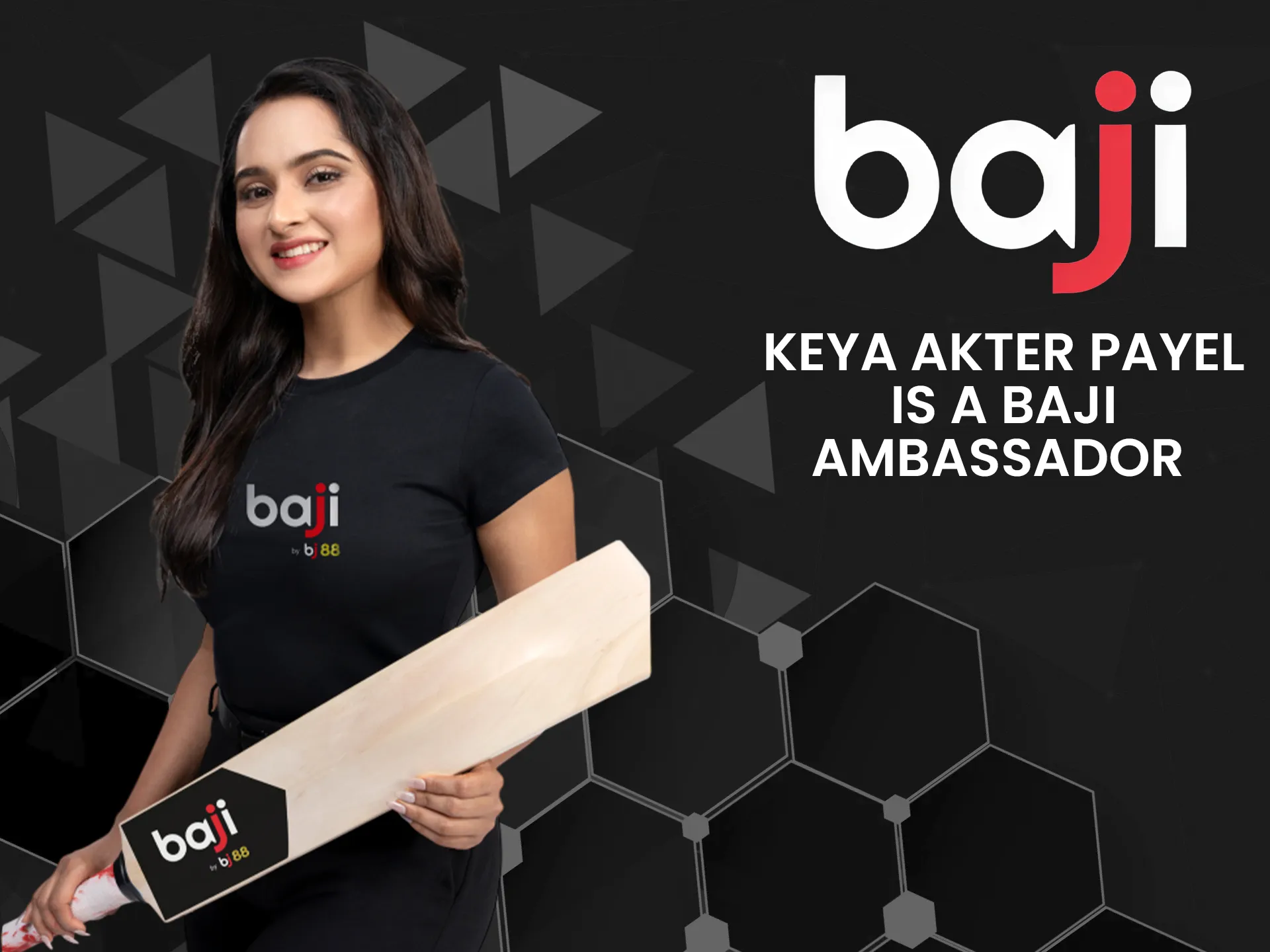 Keya Akter Payel, a popular Bangladeshi actress and model, became a Baji ambassador.